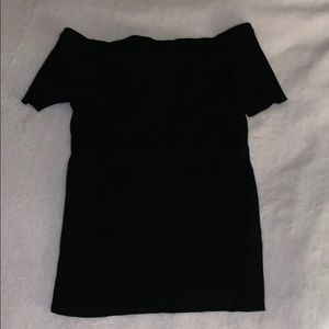 DKNY stretch off shoulder shirt - slim fit